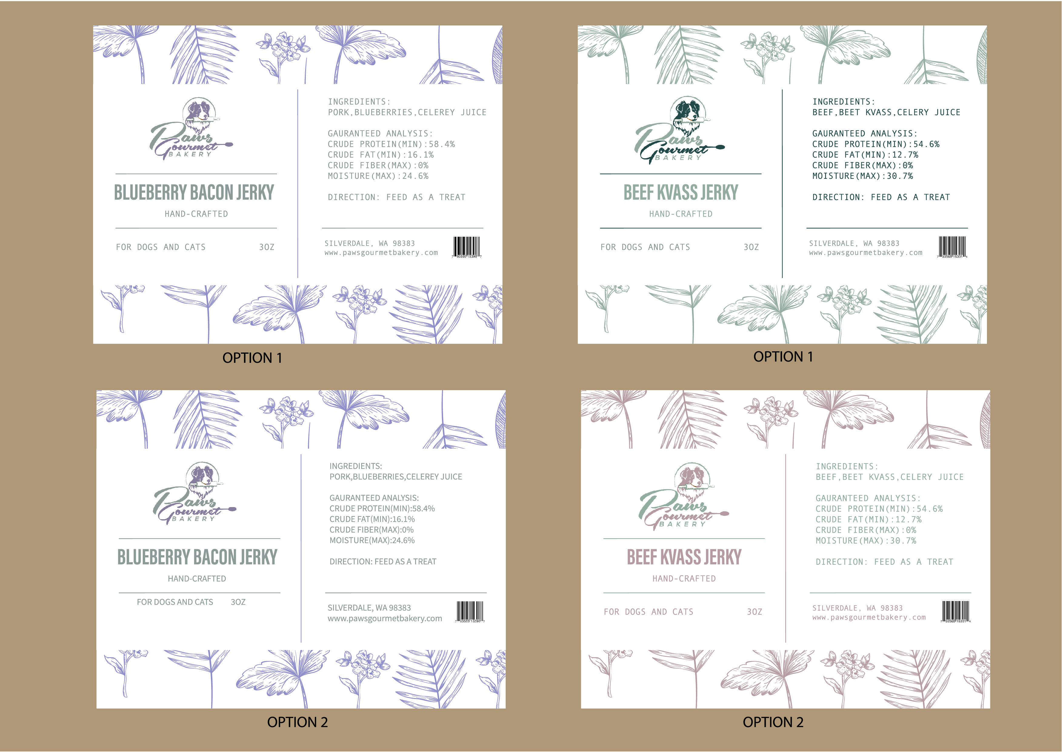 Label Design by DOORBEEN for Paws Gourmet Bakery | Design #24781346