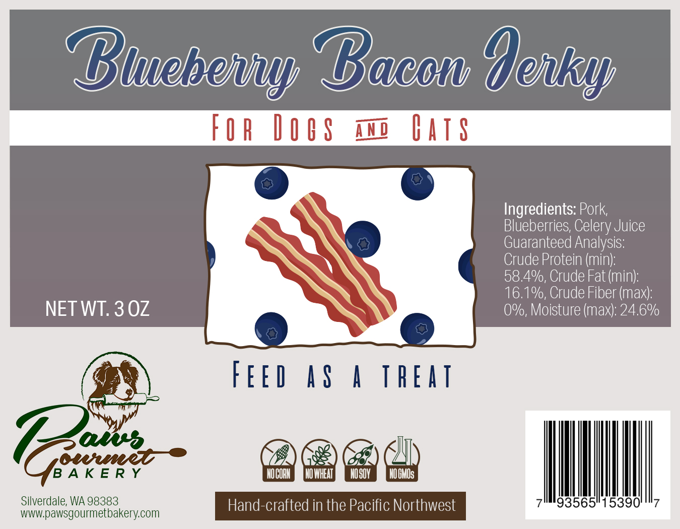 Label Design by disegno70 for Paws Gourmet Bakery | Design #24761199