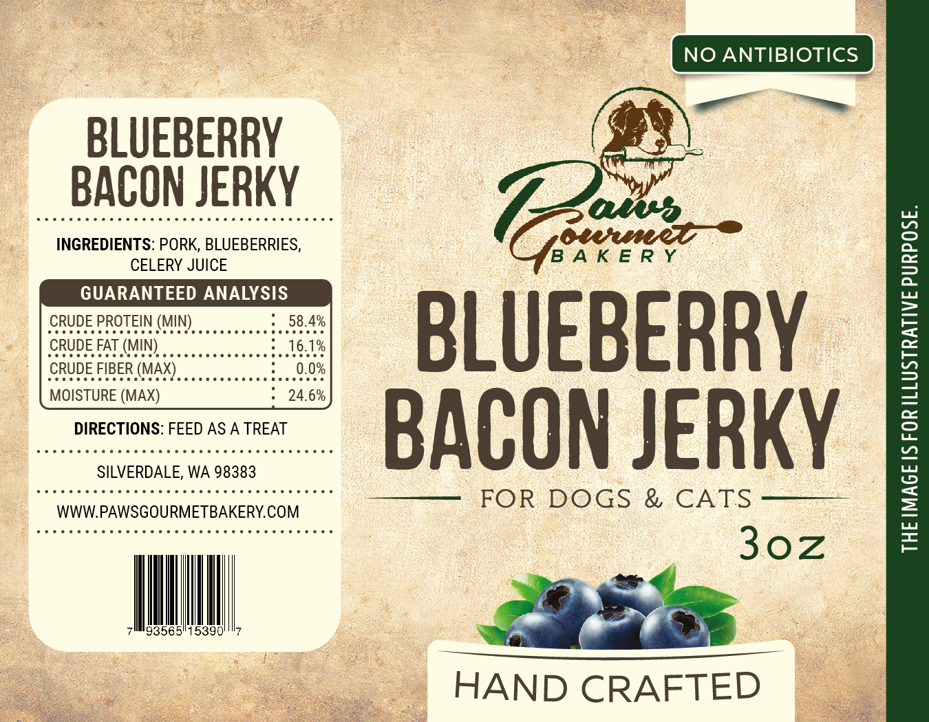 Label Design by Kalata for Paws Gourmet Bakery | Design #24743840