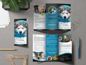 Upscale dog care facility need some marketing material | Brochure Design by alex989