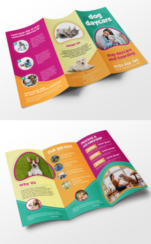 Upscale dog care facility need some marketing material | Brochure Design by ecorokerz