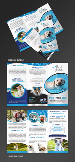 Upscale dog care facility need some marketing material | Brochure Design by SAI DESIGNS