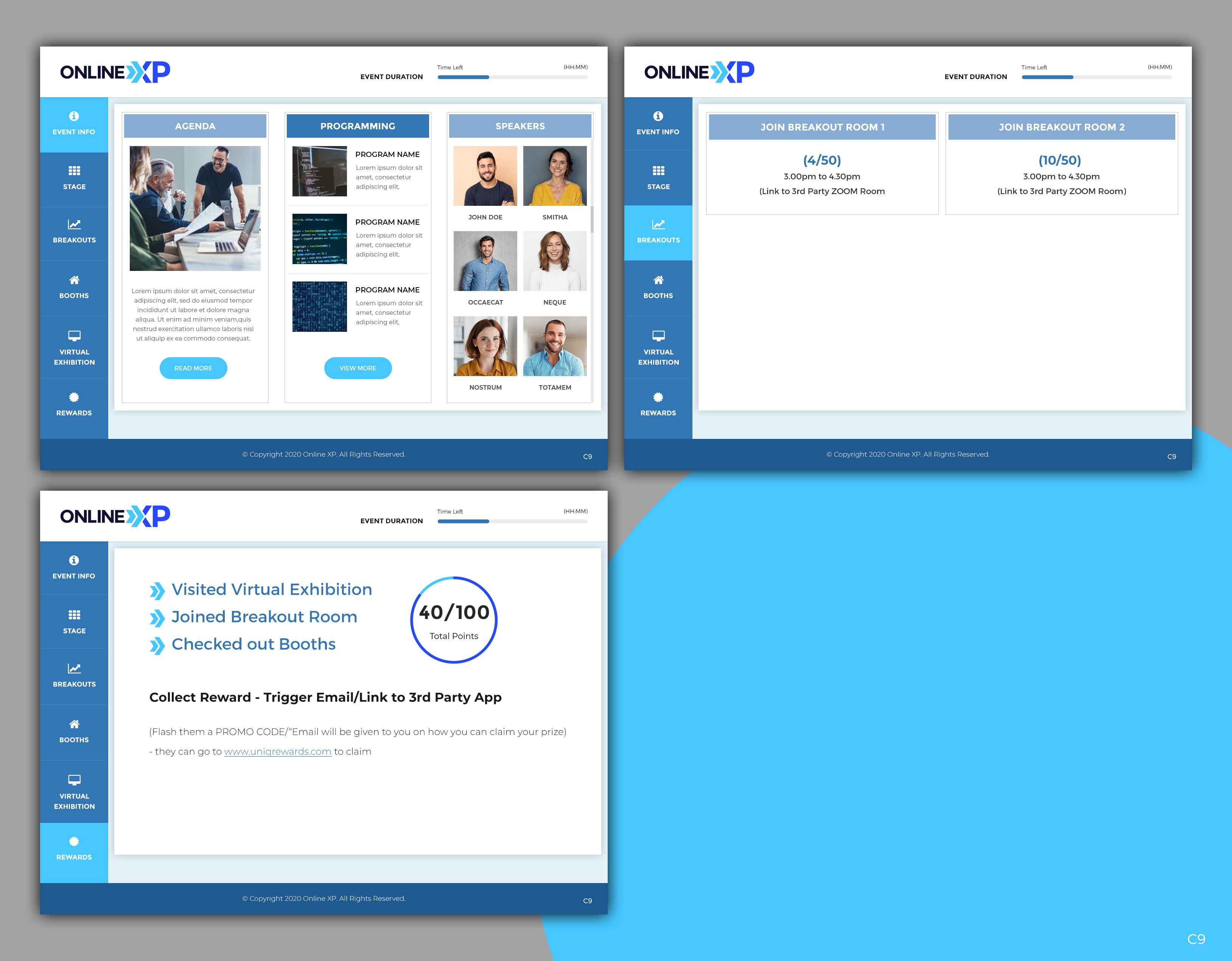 Web Design by pb for Unearthed Productions Events Management | Design #24738751