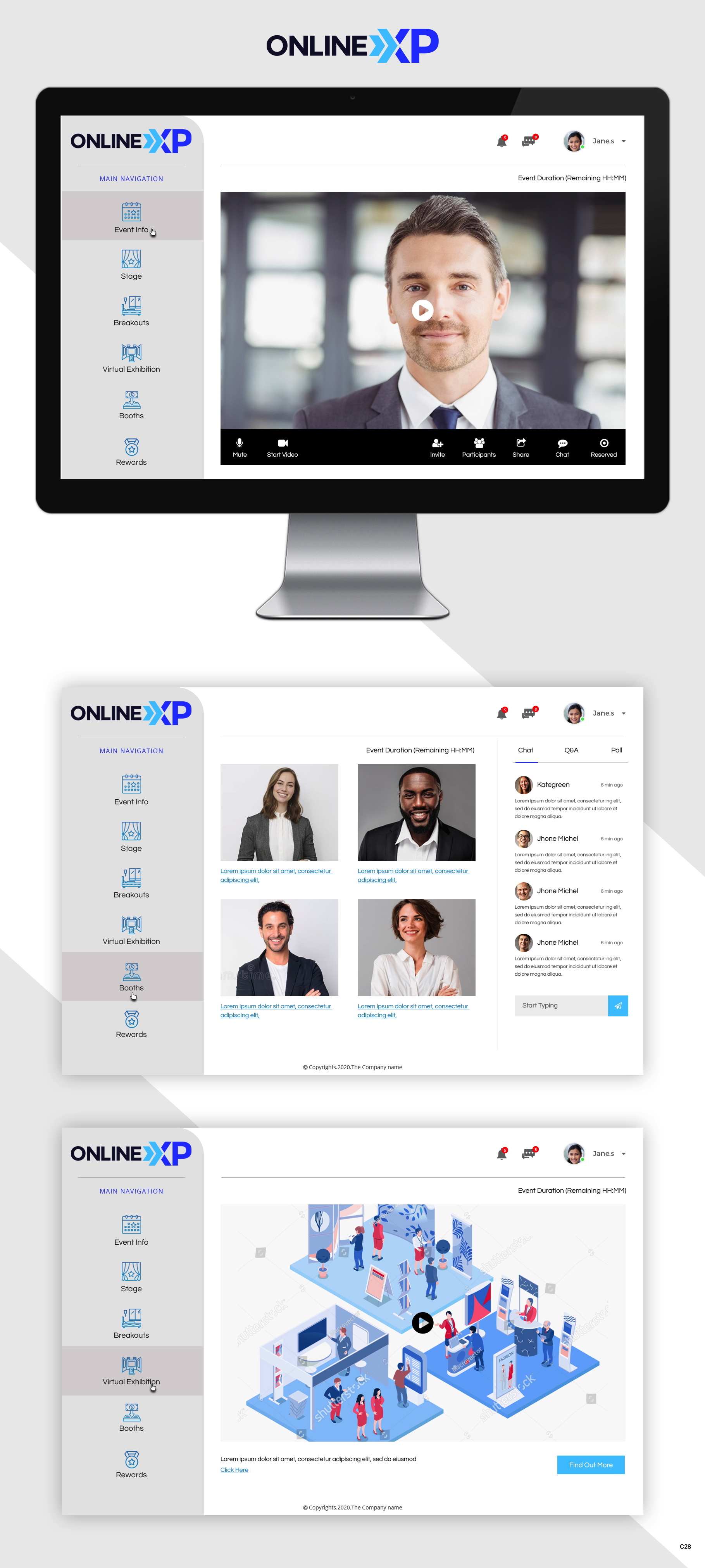Web Design by pb for Unearthed Productions Events Management | Design #24738752