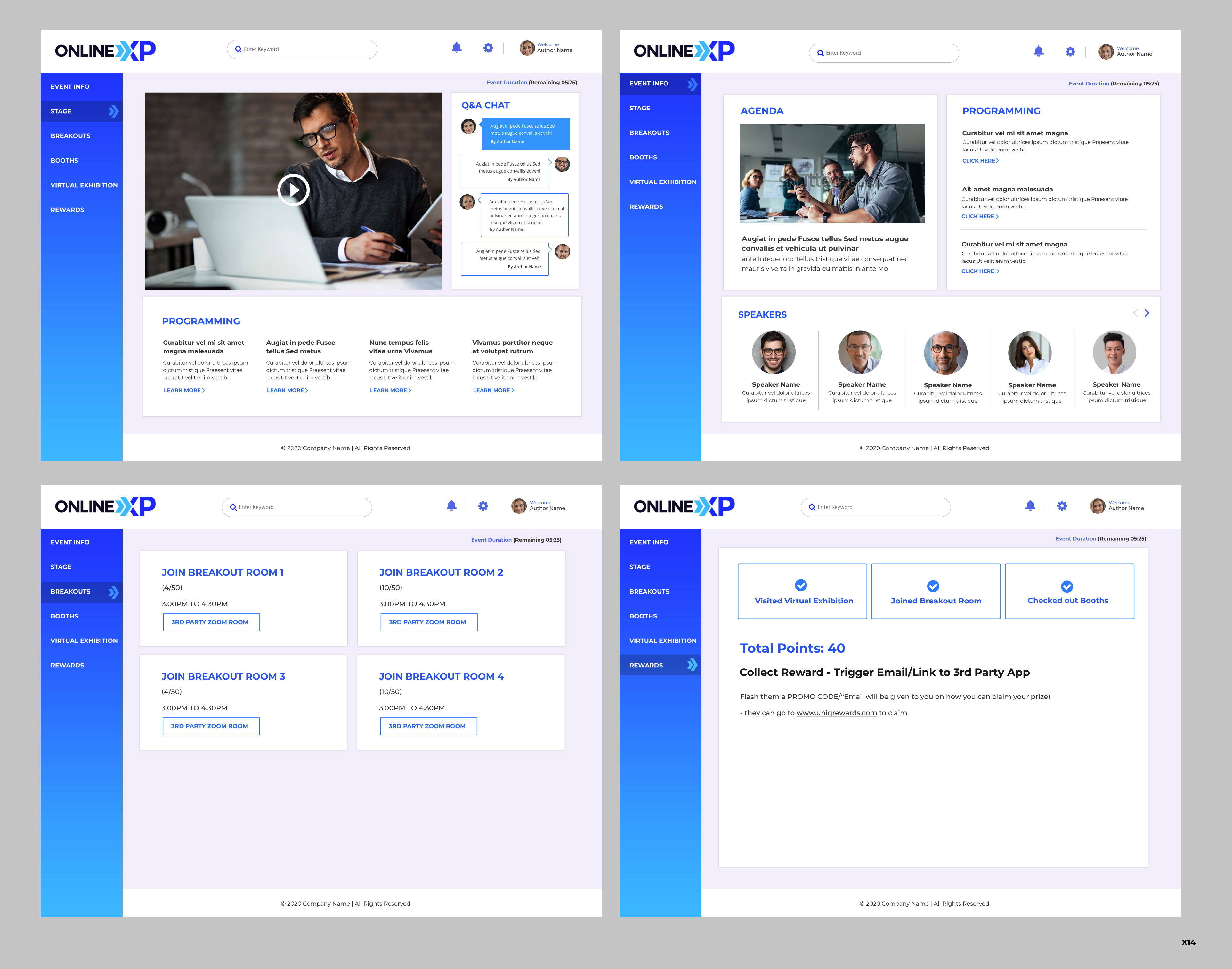Web Design by pb for Unearthed Productions Events Management | Design #24738758
