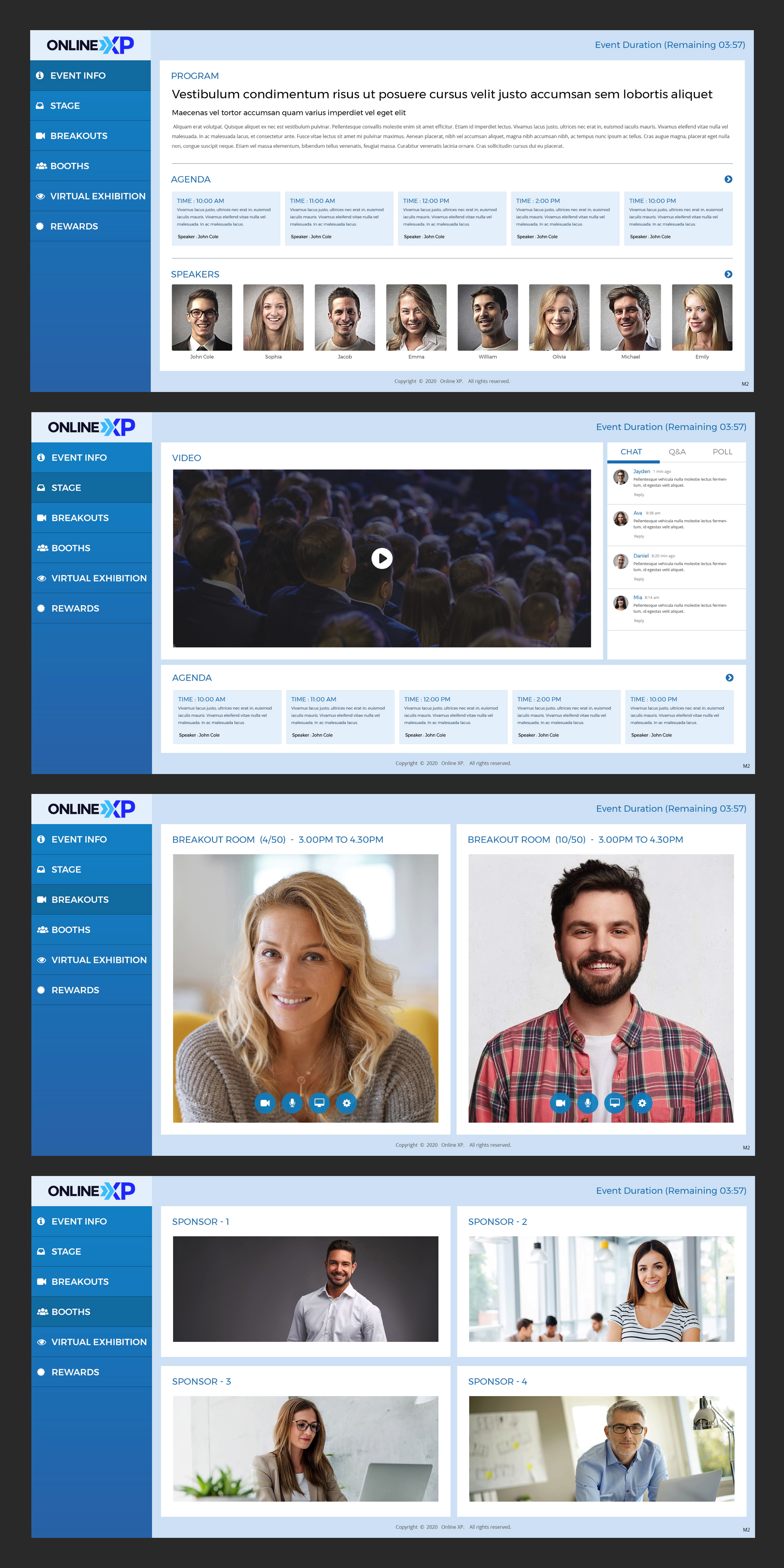 Web Design by pb for Unearthed Productions Events Management | Design #24738759