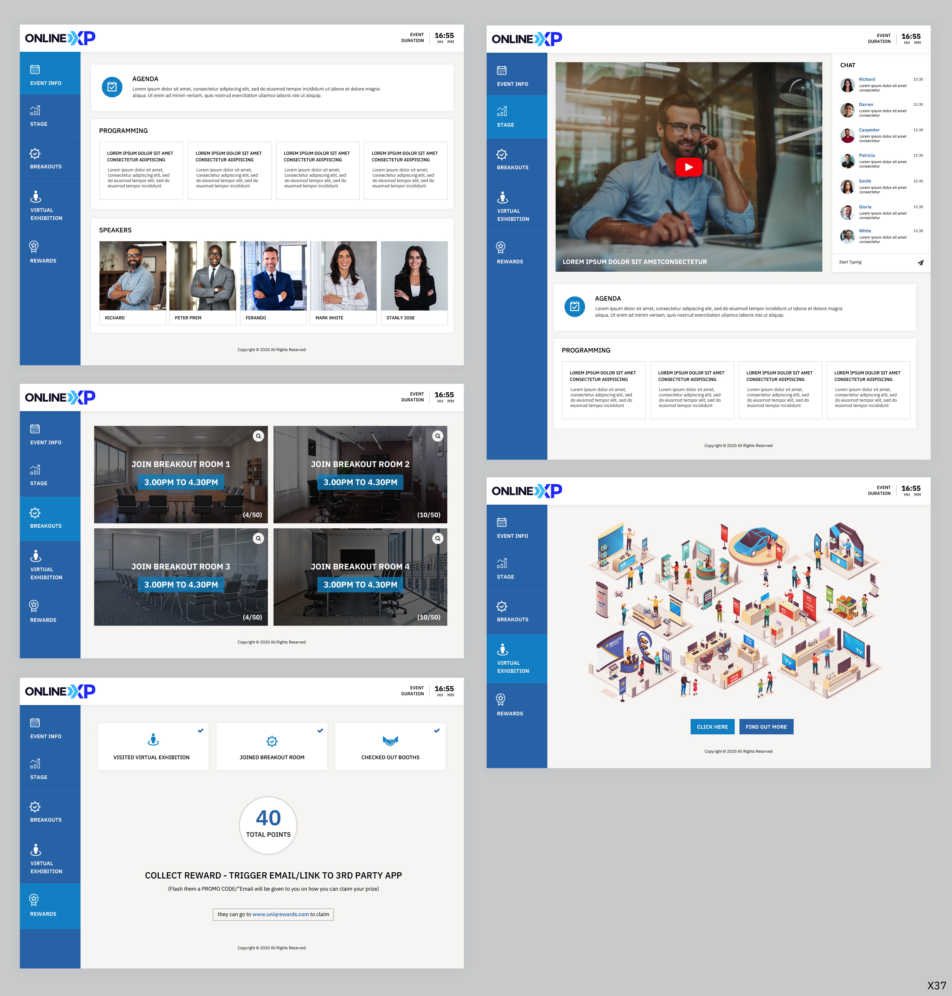 Web Design by pb for Unearthed Productions Events Management | Design #24748452