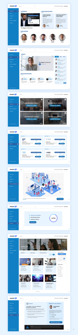 Web Design by pb for Unearthed Productions Events Management | Design: #24757008
