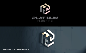 Platinum Flooring | Logo Design by MT