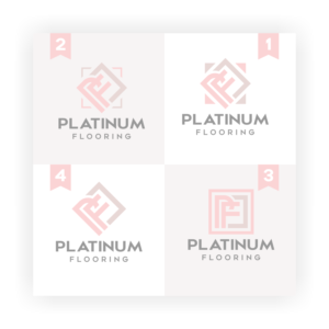 Platinum Flooring | Logo Design by Angkasa Official