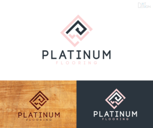 Platinum Flooring | Logo Design by Dot Design 3