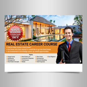 Finiding oppertunites in Real Estate  6.15.20 | Flyer Design by Designers Hub