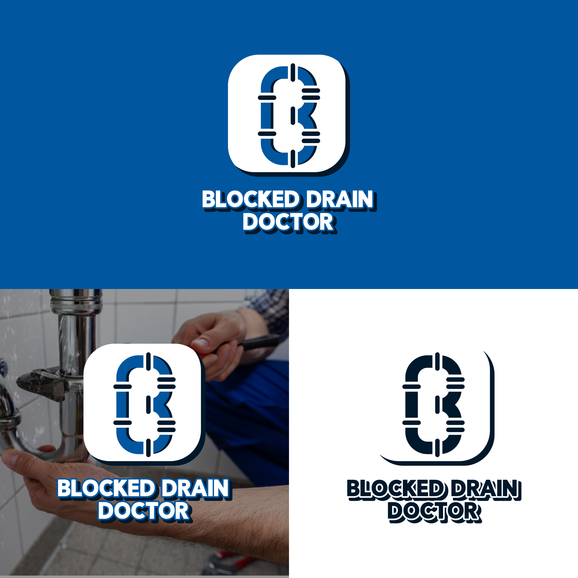 Logo Design by alitjuara for Blocked Drain Doctor Pty Ltd | Design #24764790