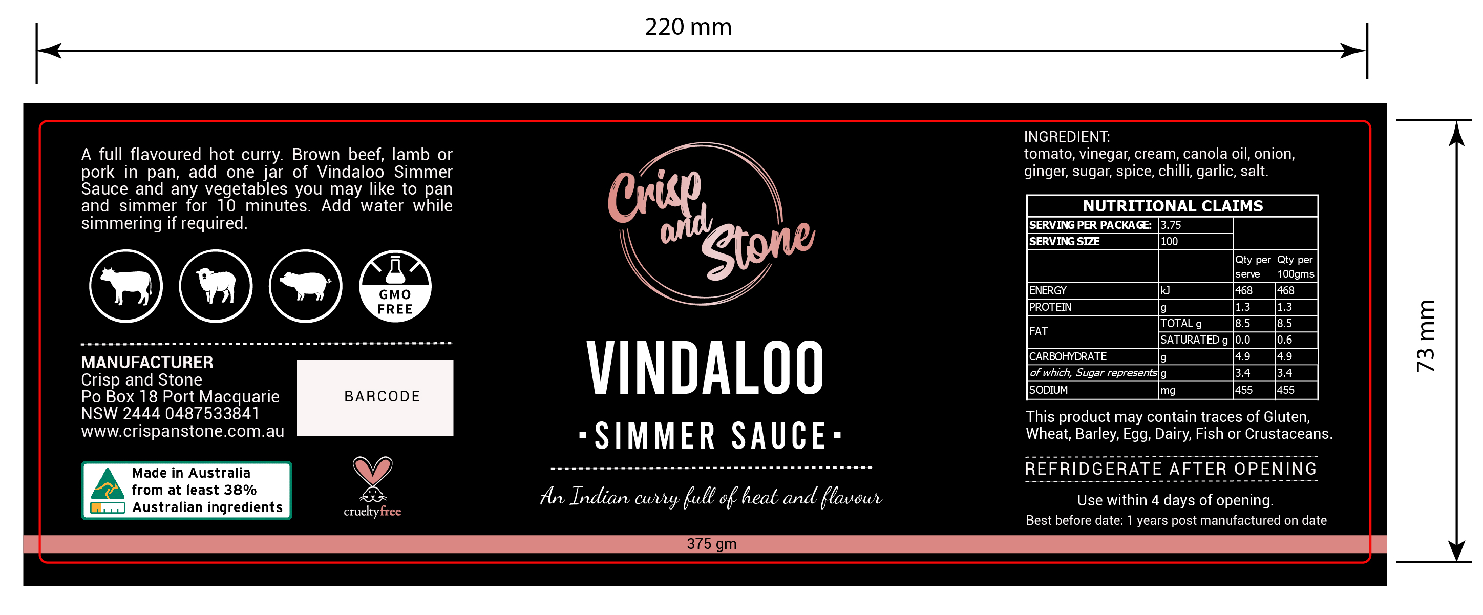 Label Design by Krasimira Georgieva for this project | Design #24875156