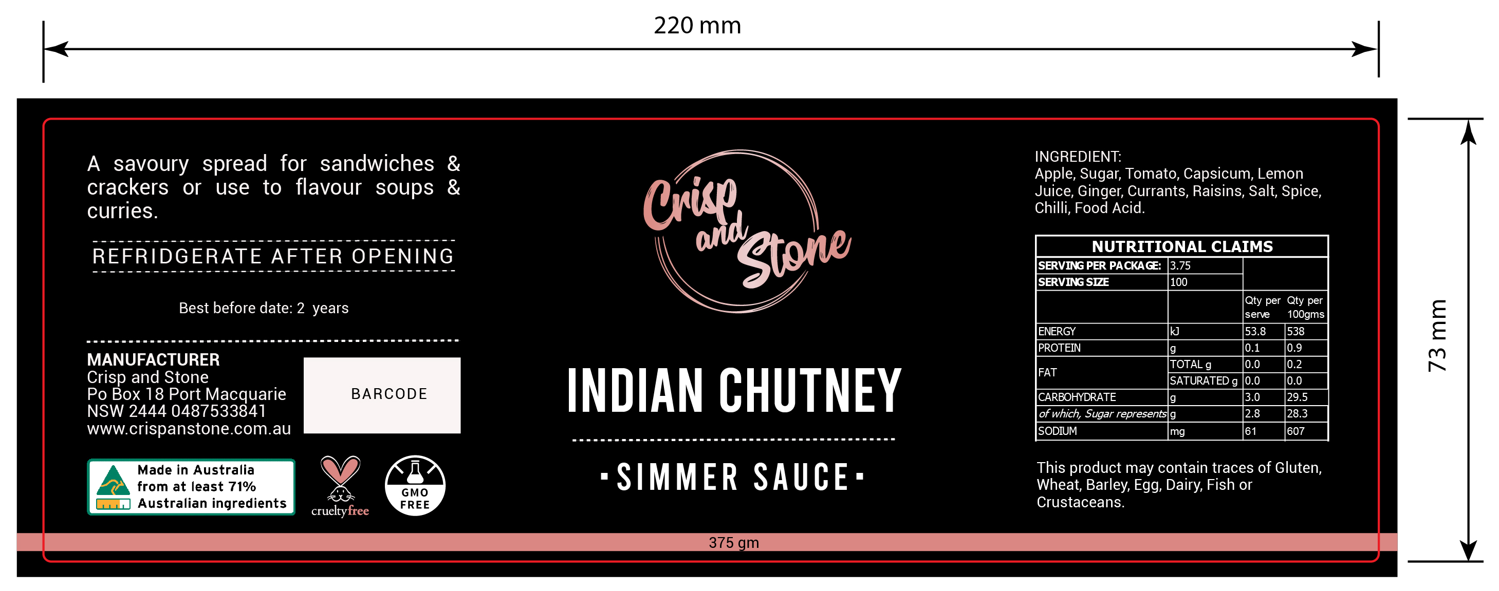 Label Design by Krasimira Georgieva for this project | Design #24875164