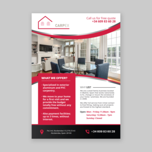 Window company. | Flyer Design by Rongbaaz