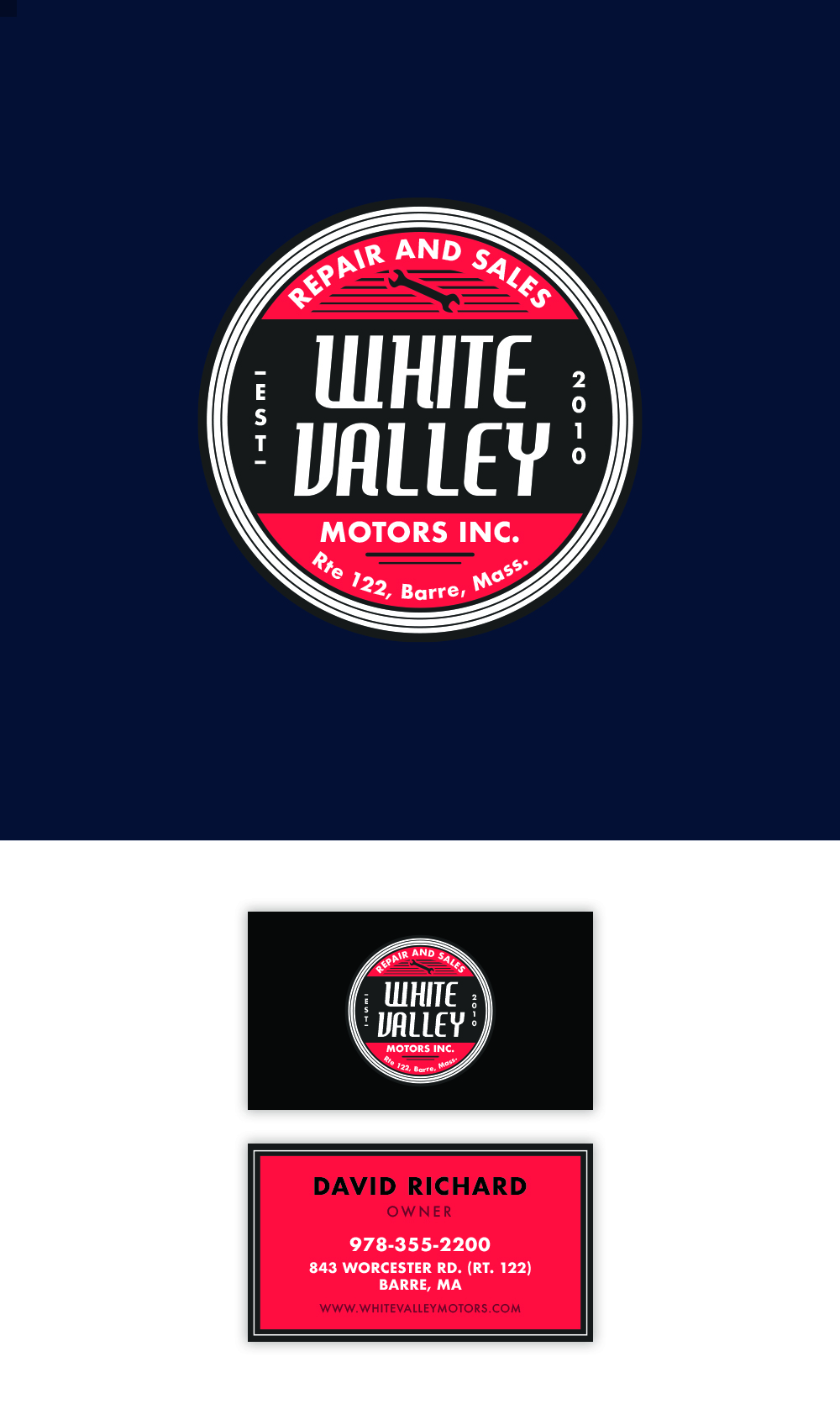 Logo Design by Filo F for White Valley Motors Inc | Design: #24731486