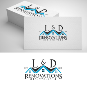 L & D Renovations/ 815-978-9514/ Est. 2018 | Logo-Design von ICKE
