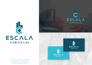 ESCALA CUBICA Lda | Logo Design by Ahmed Graphics