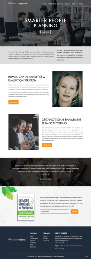Web-Design von pb für Smarter People Planning | Design: #24748501