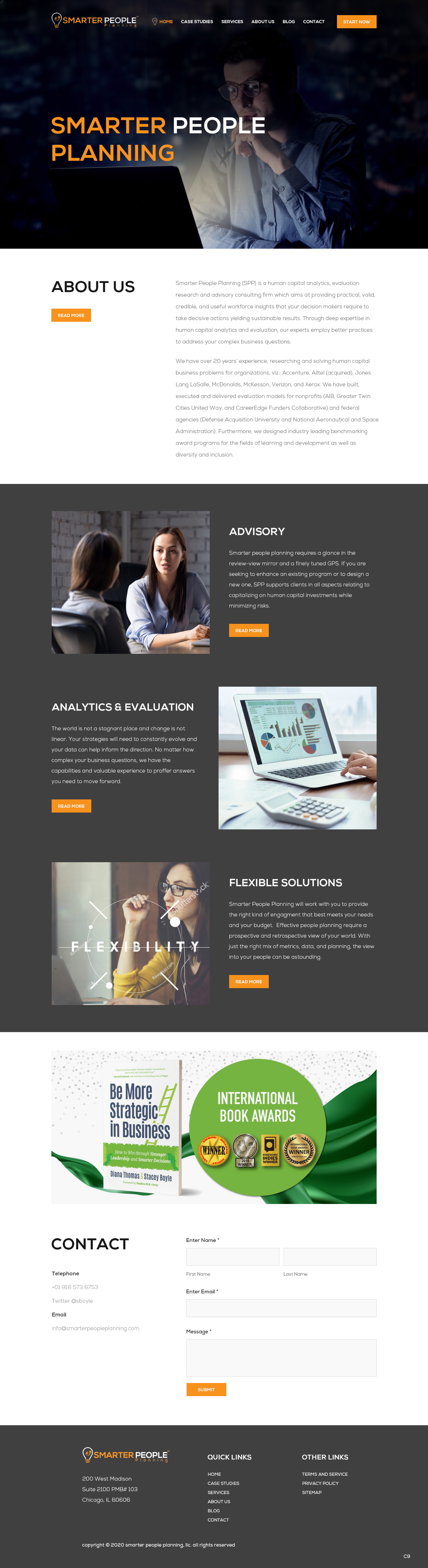 Web Design by pb for Smarter People Planning | Design #24748503
