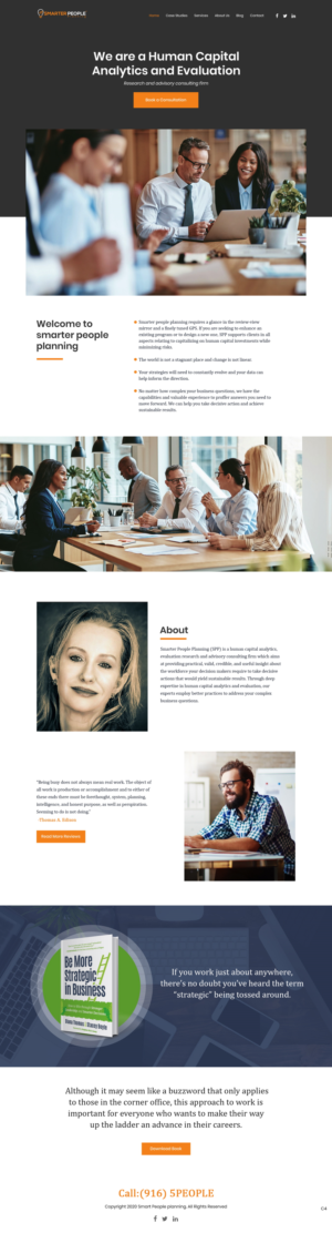 Web-Design von pb für Smarter People Planning | Design: #24748504