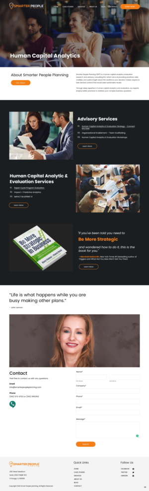 Web-Design von pb für Smarter People Planning | Design: #24748509