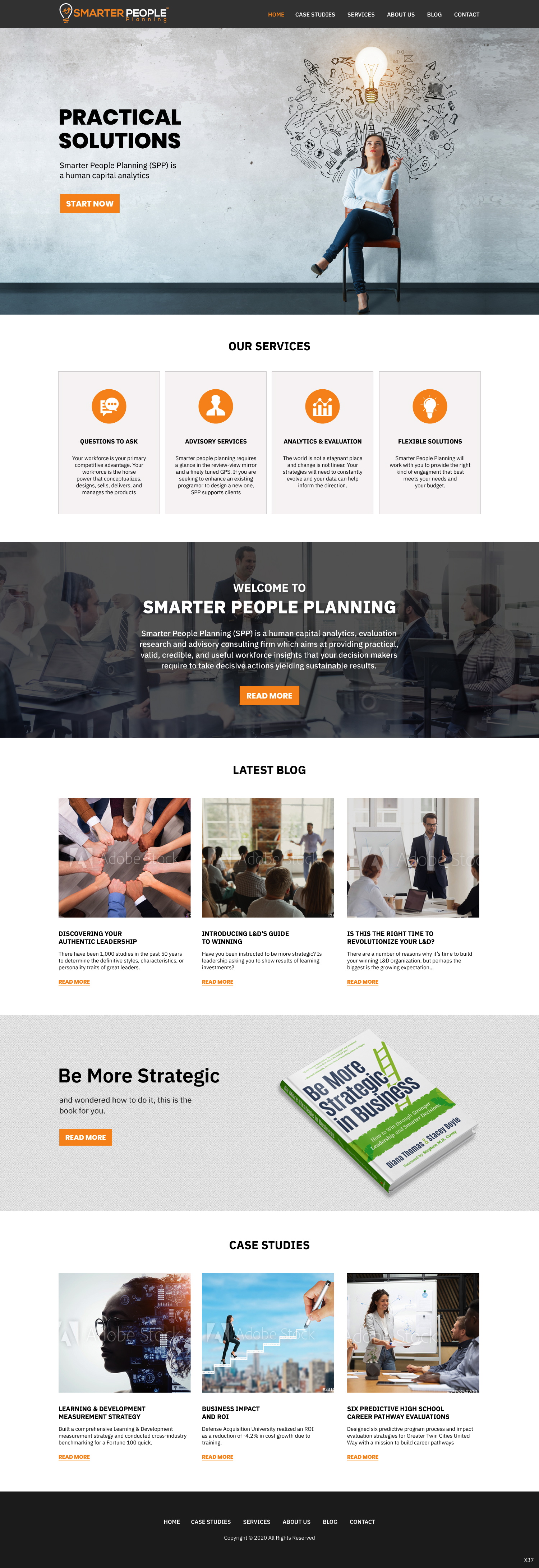Web Design by pb for Smarter People Planning | Design #24748519