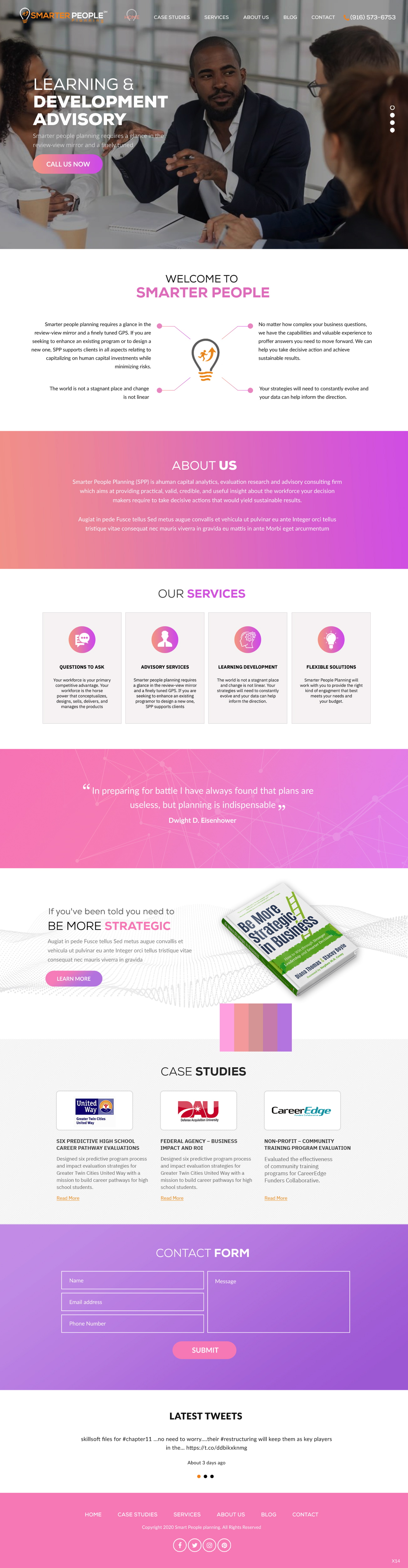 Web Design by pb for Smarter People Planning | Design #24916157