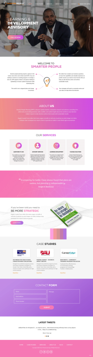 Web Design by pb for Smarter People Planning | Design #24916157