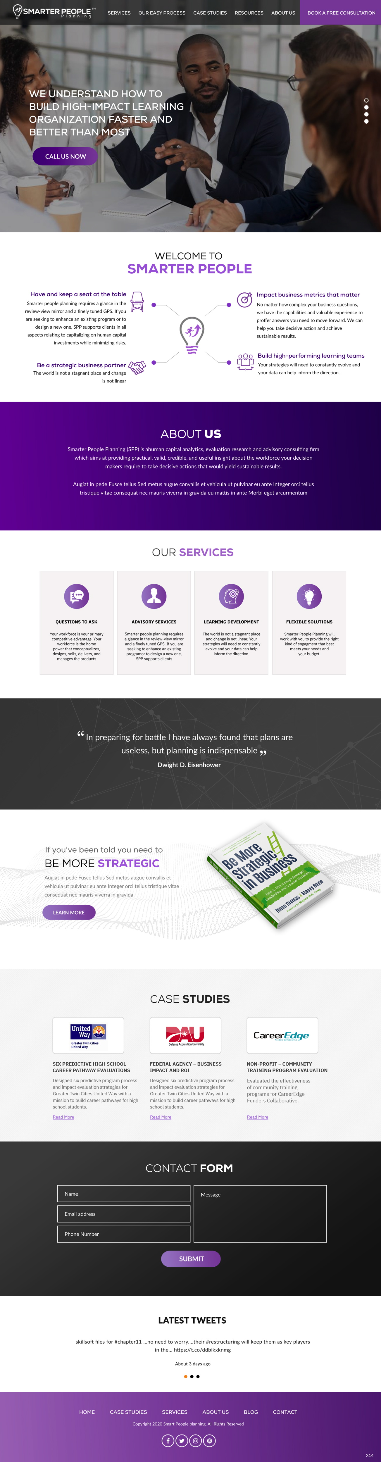 Web Design by pb for Smarter People Planning | Design #24942253