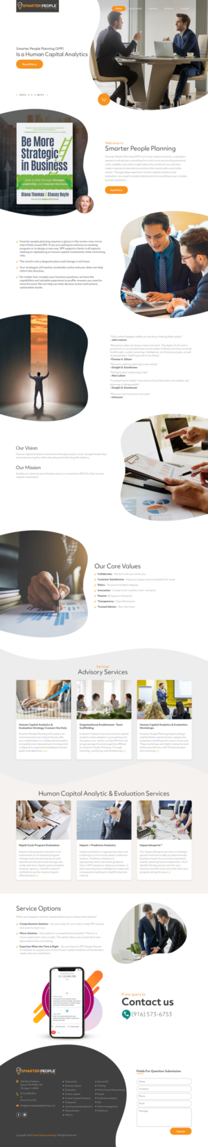 Smarter People Planning (with a SM) | Web Design by sai.designer87