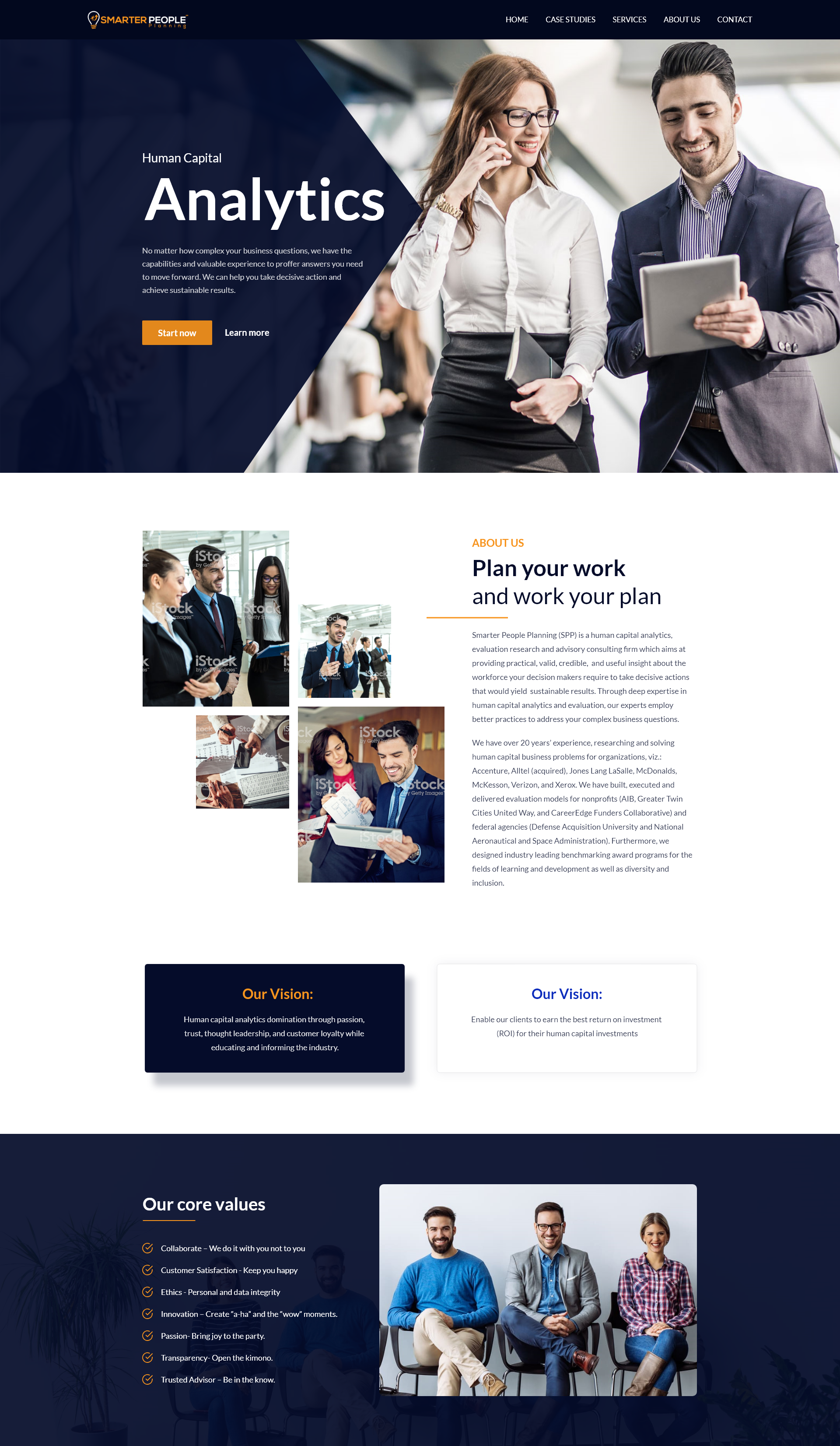 Web-Design von Double d für Smarter People Planning | Design #24769429