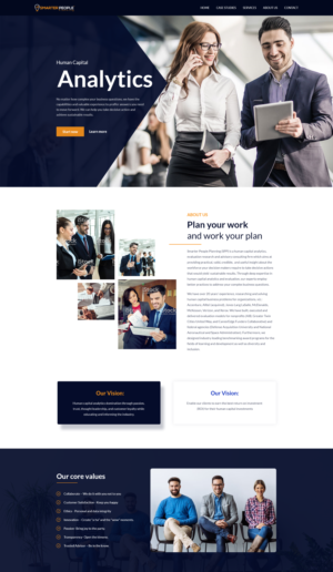 Web Design by fendy_dwi 2 for Smarter People Planning | Design #24769429