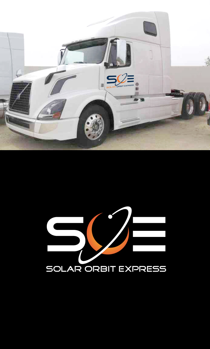 Diseño de Logo por graphicevolution para Solar Orbit Express | Diseño #24737032