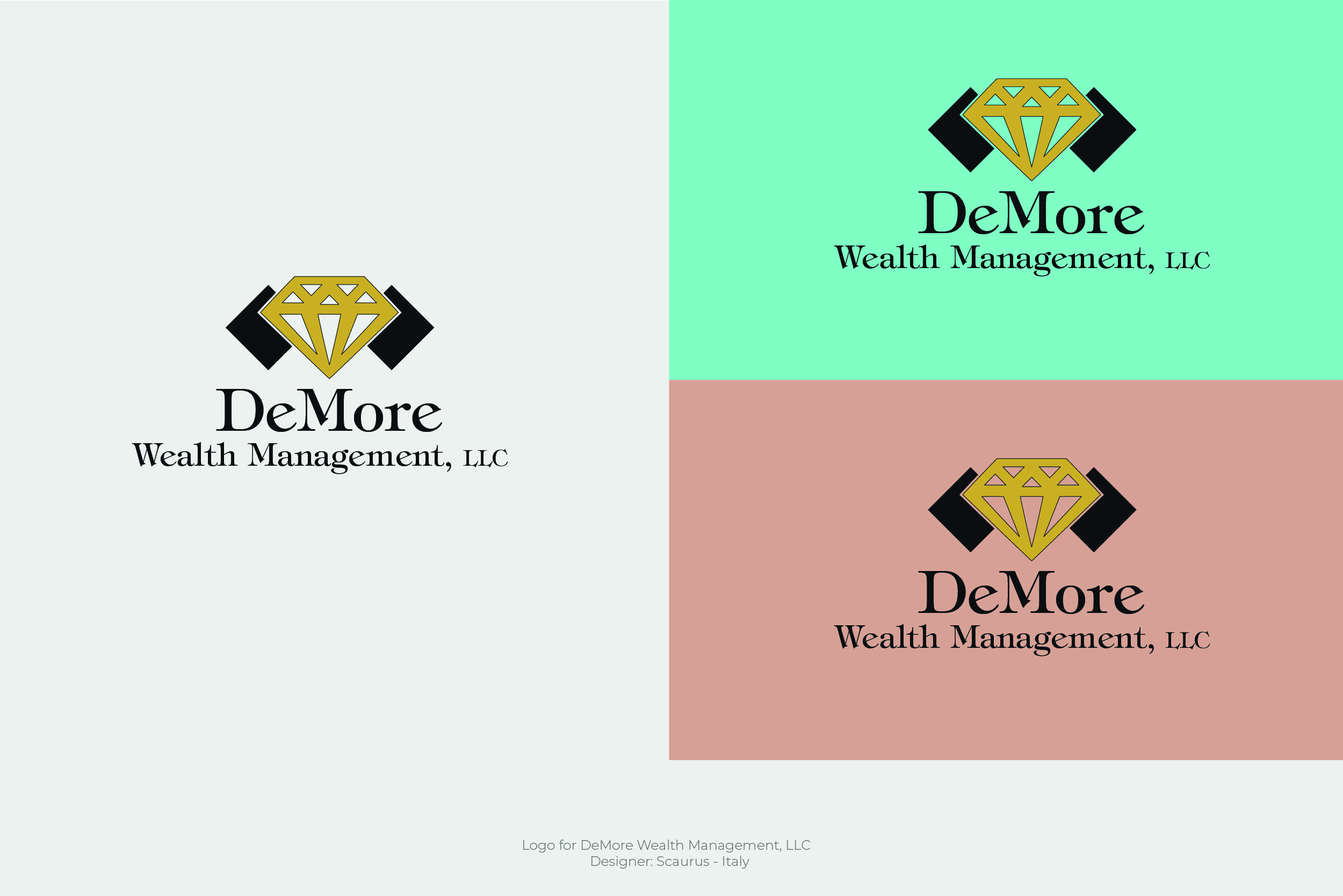 Logo Design by InkThink by Scaurus for DeMore Wealth Management, LLC | Design #24770268