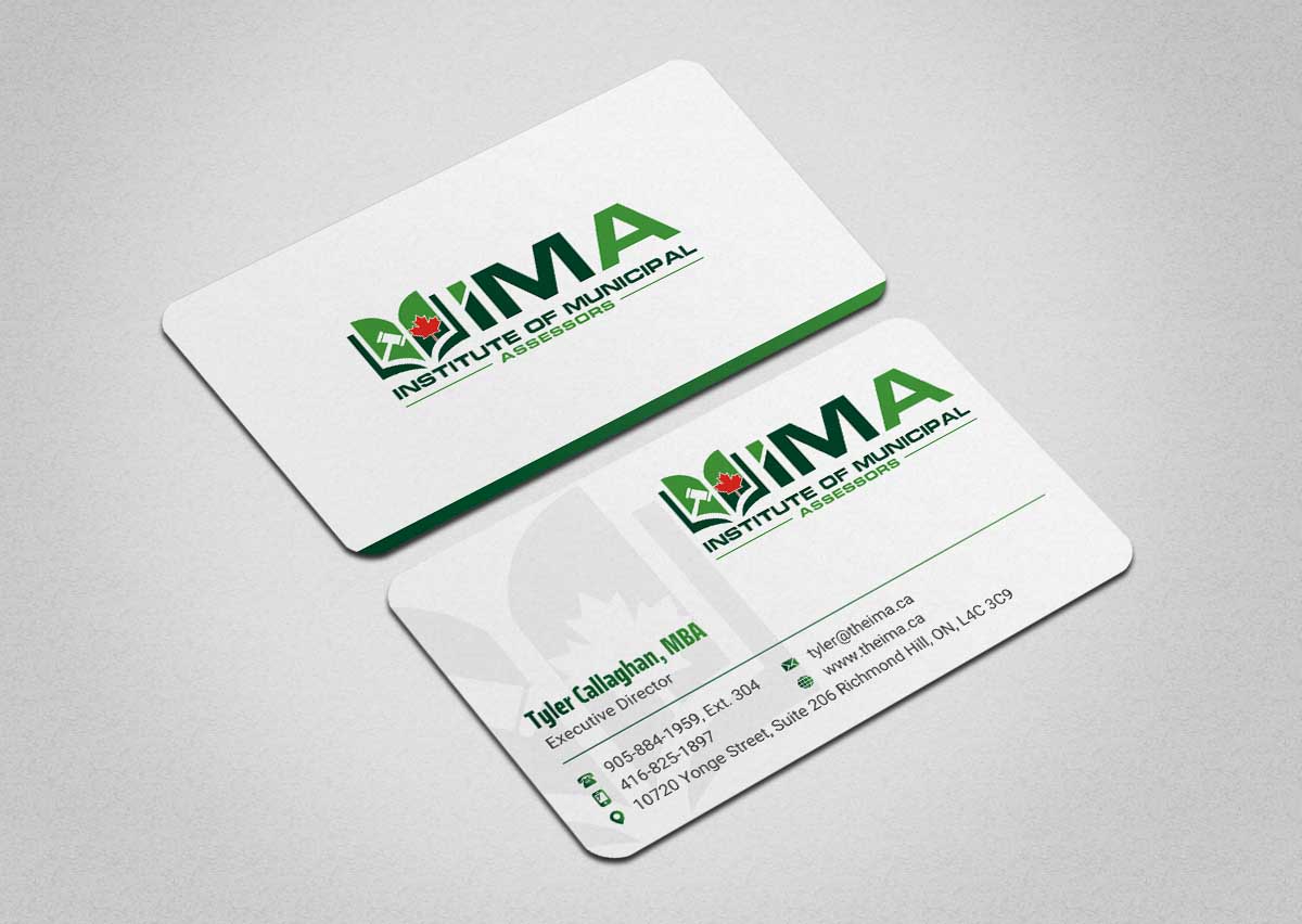 Business Card Design by INDIAN_Ashok for The Institute of Municipal Assessors | Design #24740861