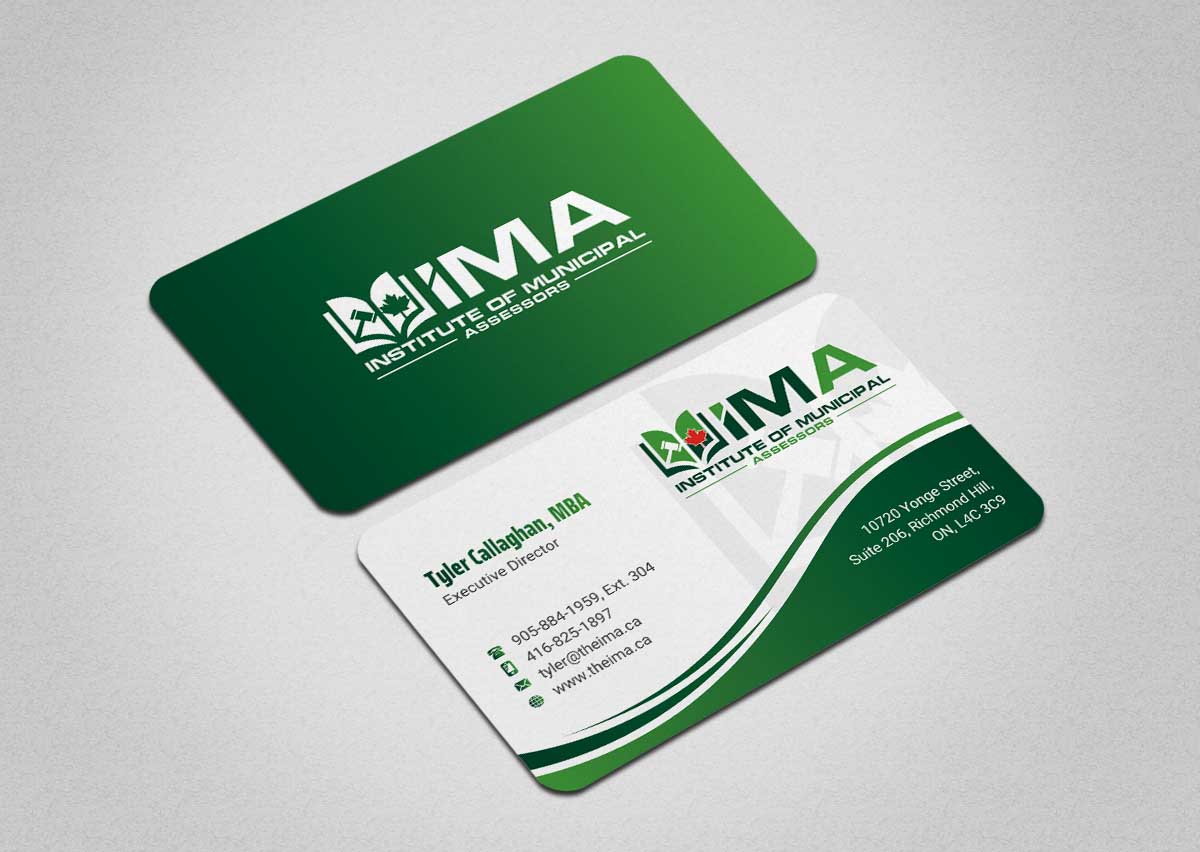 Design de Carte de Visite par INDIAN_Ashok pour The Institute of Municipal Assessors | Design #24740888