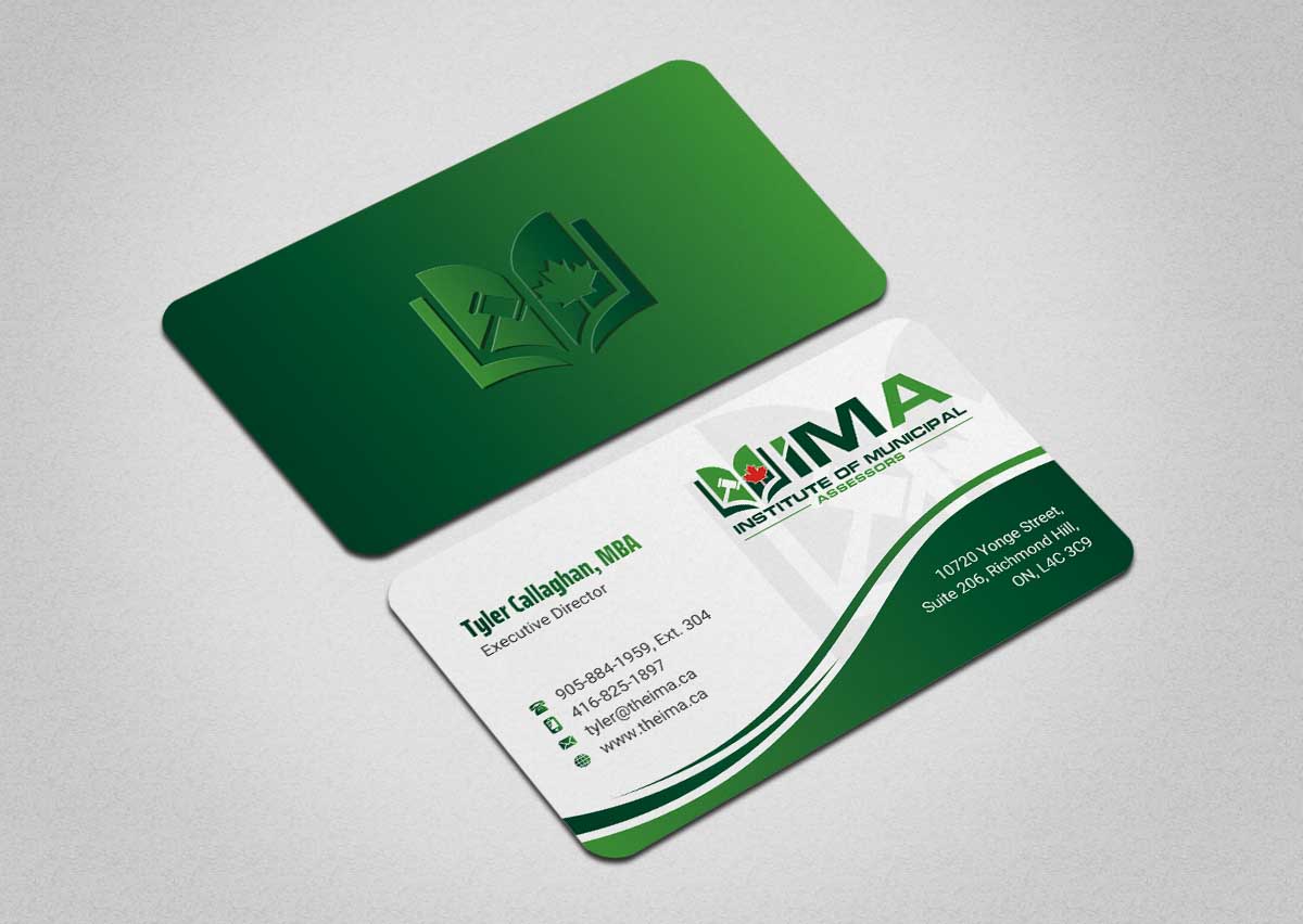 Design de Carte de Visite par INDIAN_Ashok pour The Institute of Municipal Assessors | Design #24740903