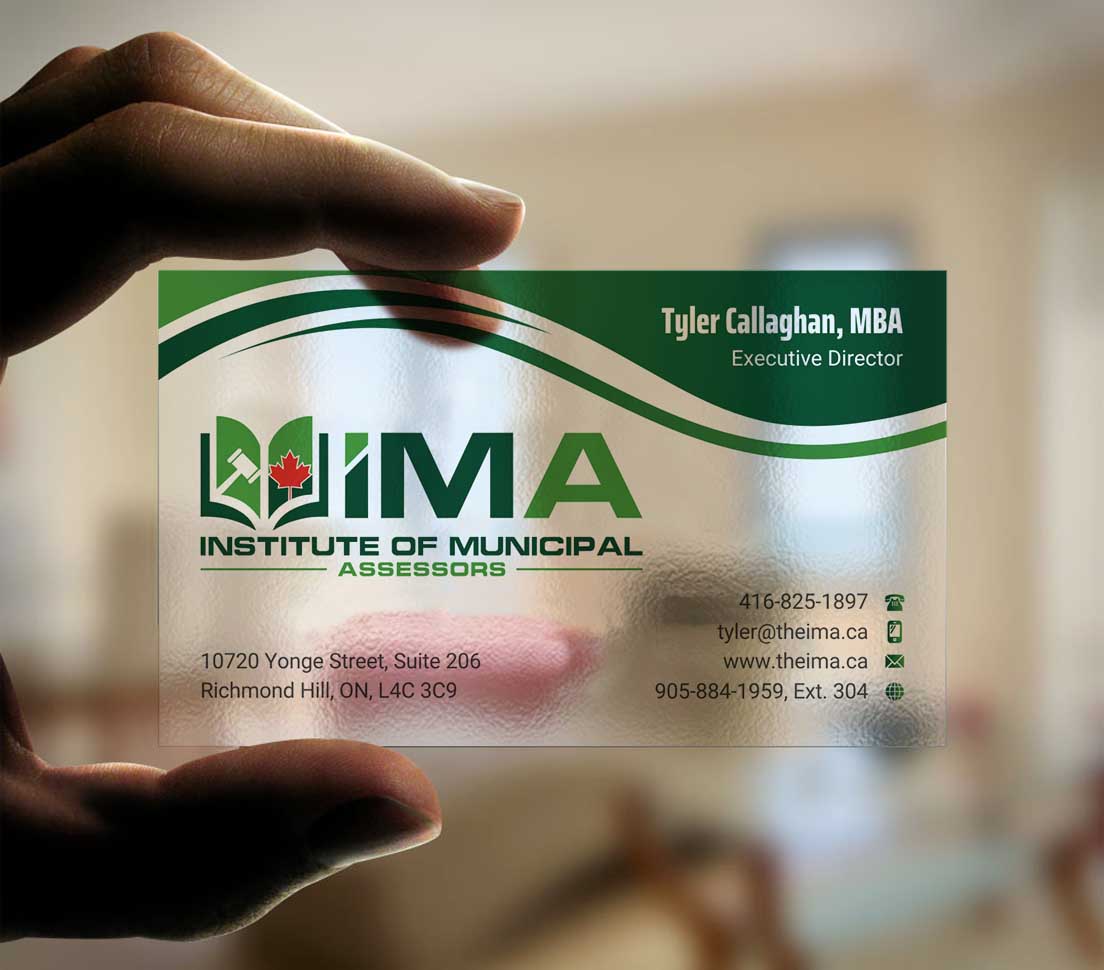 Business Card Design by INDIAN_Ashok for The Institute of Municipal Assessors | Design #24740908