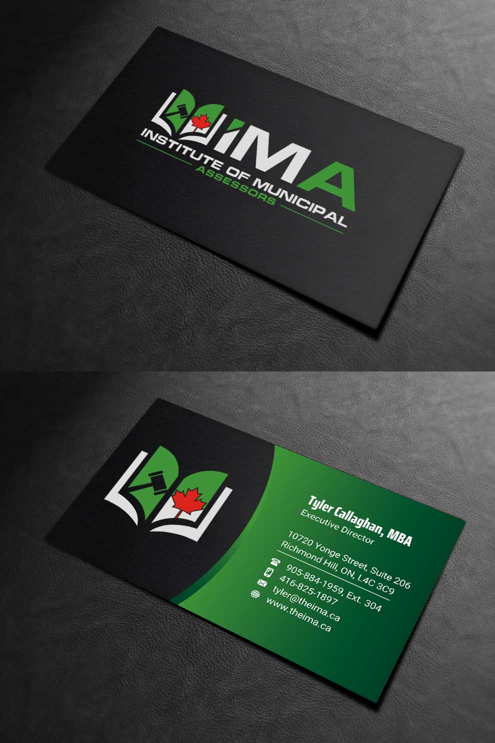 Business Card Design by INDIAN_Ashok for The Institute of Municipal Assessors | Design #24740925