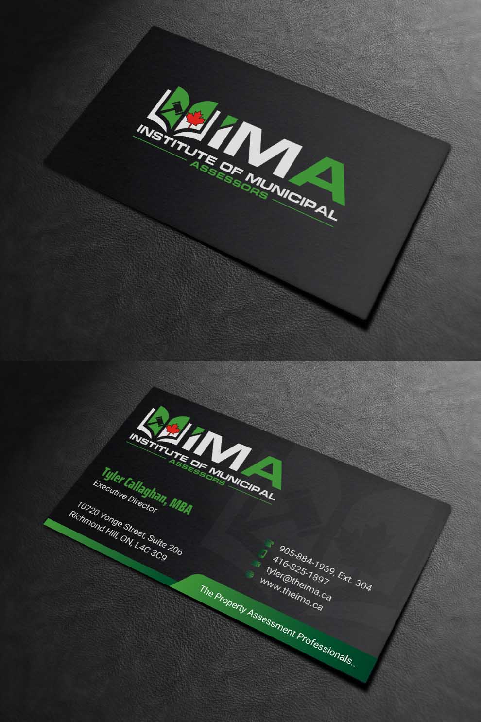 Business Card Design by INDIAN_Ashok for The Institute of Municipal Assessors | Design #24740930