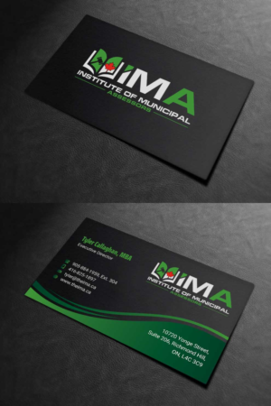 Business Card Design by INDIAN_Ashok for The Institute of Municipal Assessors | Design: #24740932
