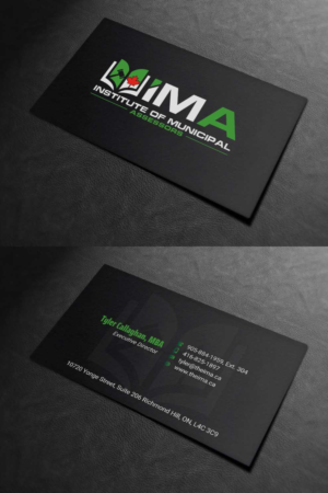 Business Card Design by INDIAN_Ashok for The Institute of Municipal Assessors | Design: #24740933
