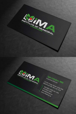 Business Card Design by INDIAN_Ashok for The Institute of Municipal Assessors | Design: #24740934