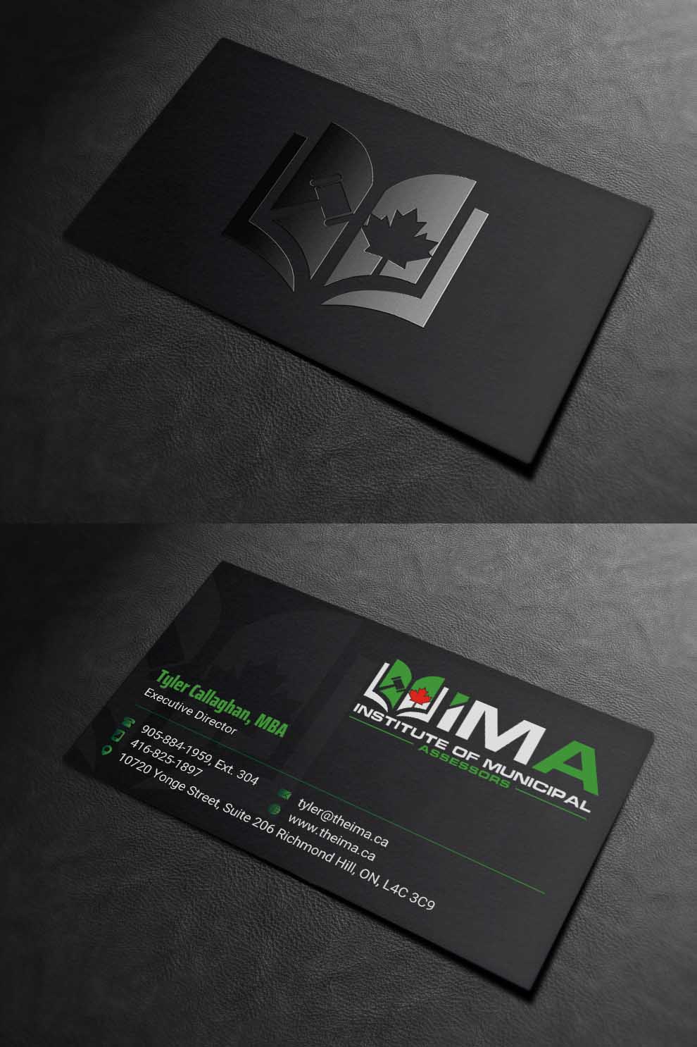 Business Card Design by INDIAN_Ashok for The Institute of Municipal Assessors | Design #24740942
