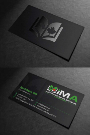 Business Card Design by INDIAN_Ashok for The Institute of Municipal Assessors | Design: #24740942