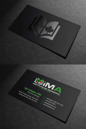 Business Card Design by INDIAN_Ashok for The Institute of Municipal Assessors | Design: #24740943