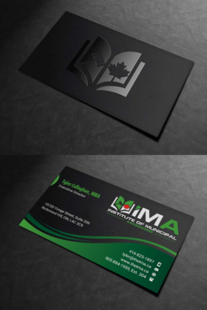 Business Card Design by INDIAN_Ashok for The Institute of Municipal Assessors | Design: #24740945