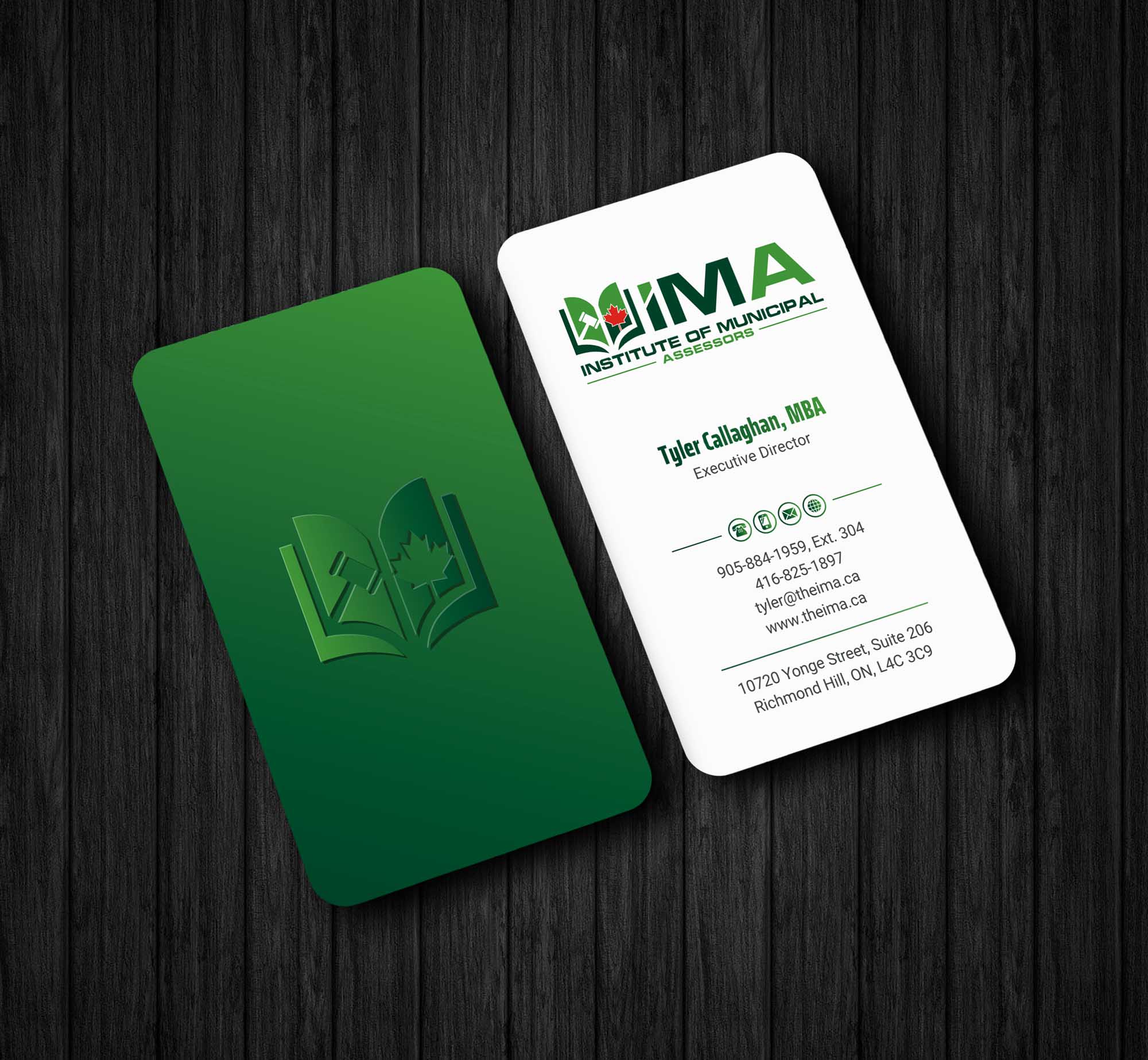 Business Card Design by INDIAN_Ashok for The Institute of Municipal Assessors | Design #24740953